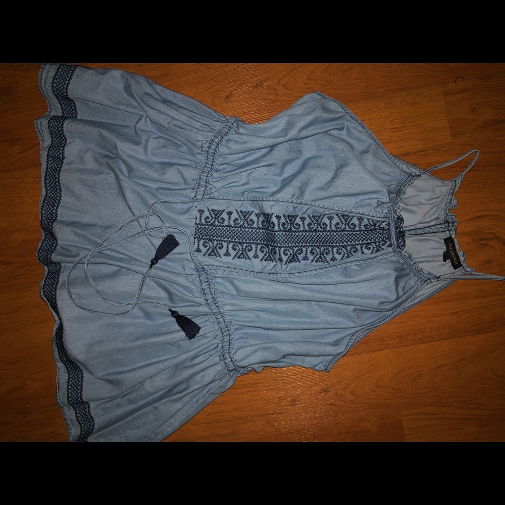 Peplum Denim Top